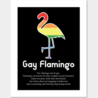 Gay Flamingo G5w - Can animals be gay series - meme gift t-shirt Posters and Art